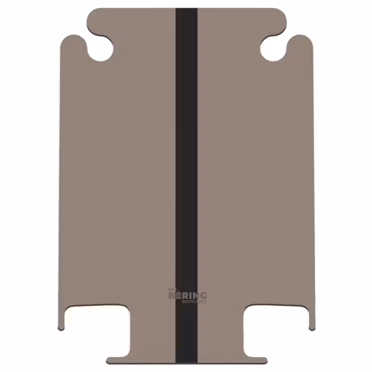 CaseSwap™ - Minimal - Taupe with black stripe — 1