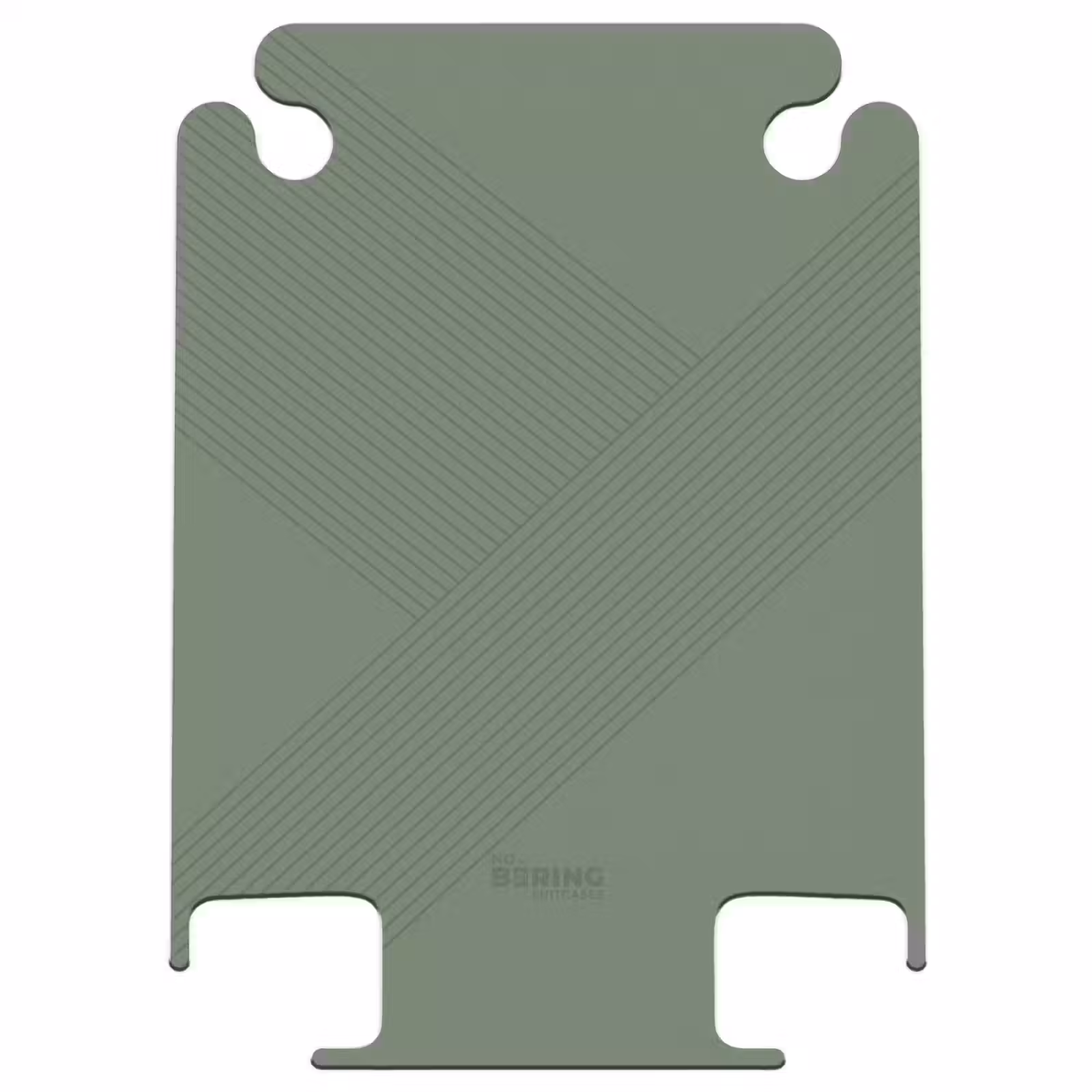 CaseSwap™ - Minimal - Crossing lines on olive green — 1