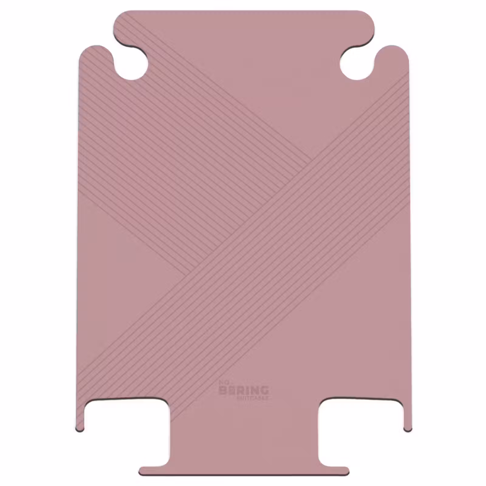 CaseSwap™ - Minimal - Crossing lines on powder pink — 1