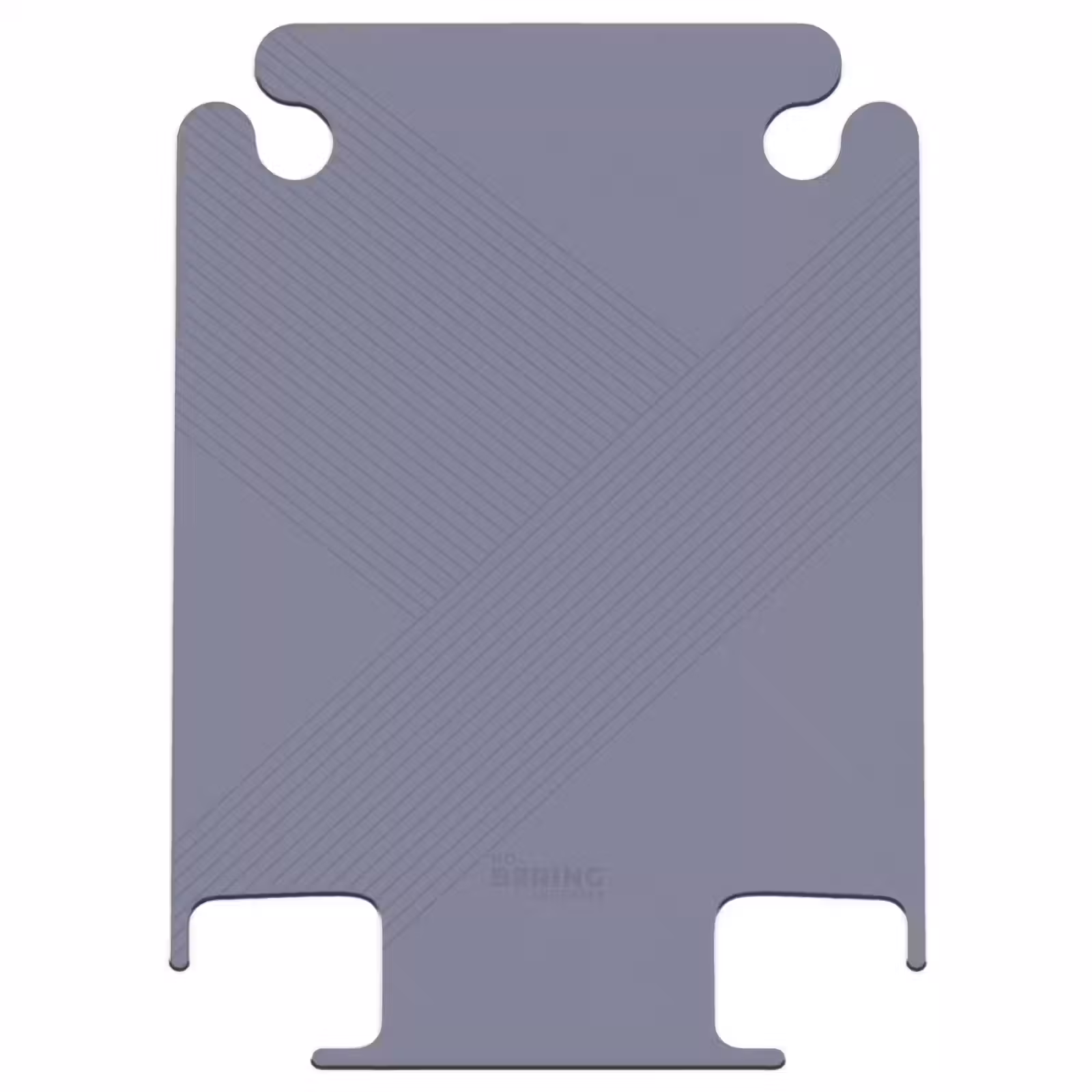 CaseSwap™ - Minimal - Crossing lines on slate gray — 1