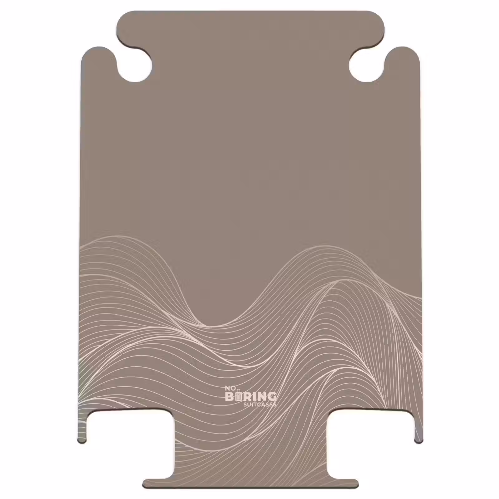 CaseSwap™ - Minimal - Taupe with waves — 1