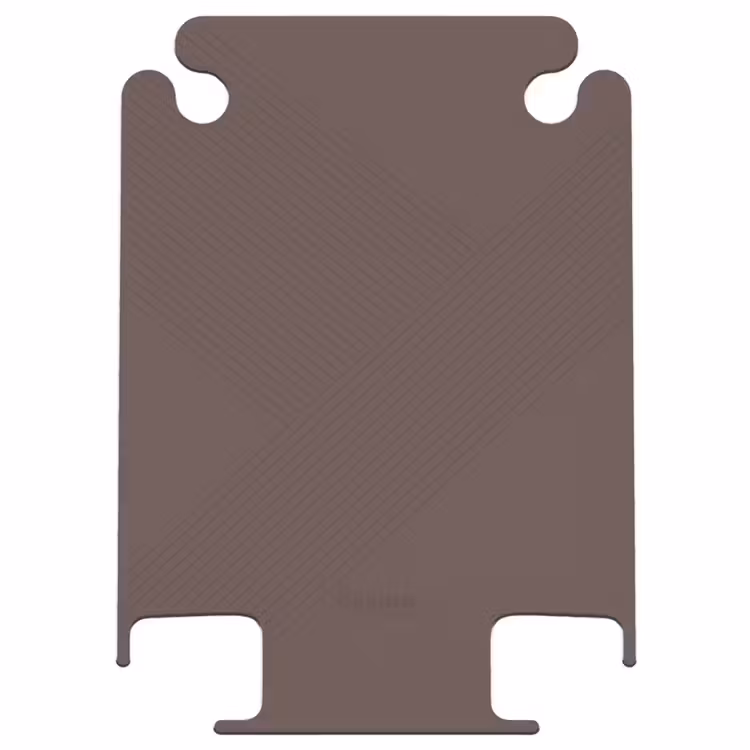 CaseSwap™ - Minimal - Crossing lines on chocolate brown — 1