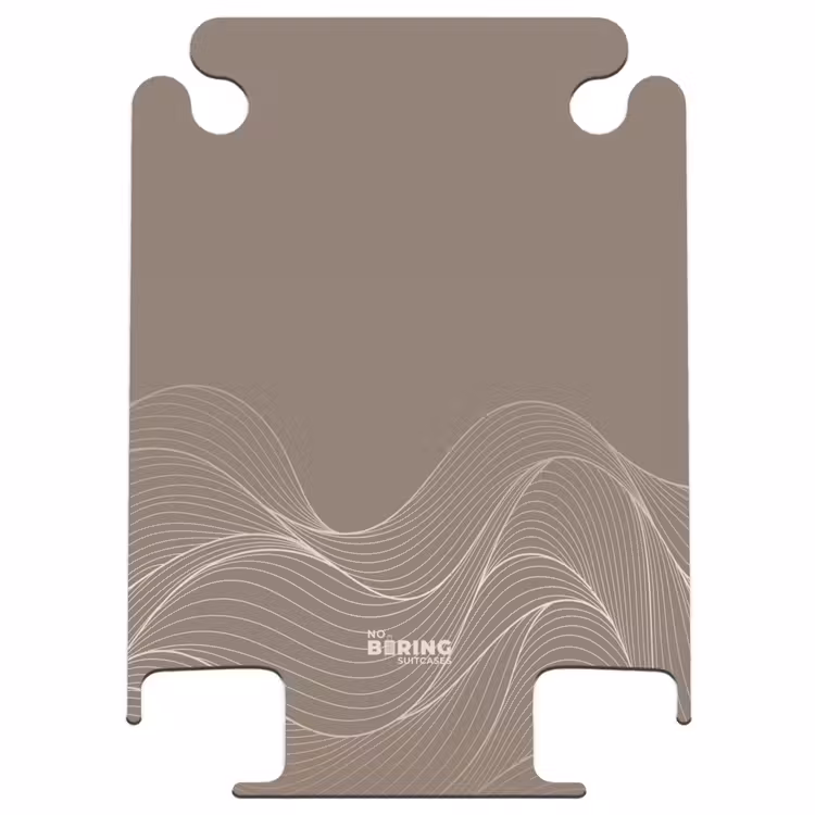 CaseSwap™ - Minimal - Taupe with waves — 1