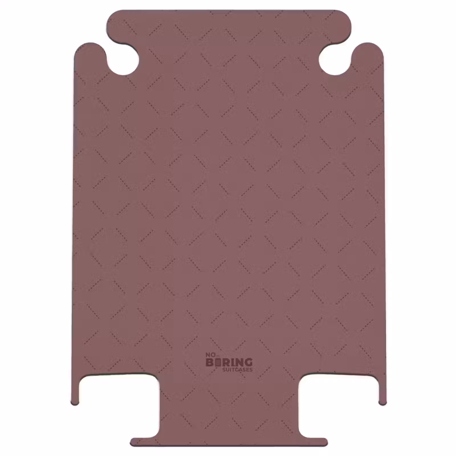 CaseSwap™ - Minimal - Subtle Pattern Chestnut Brown — 1