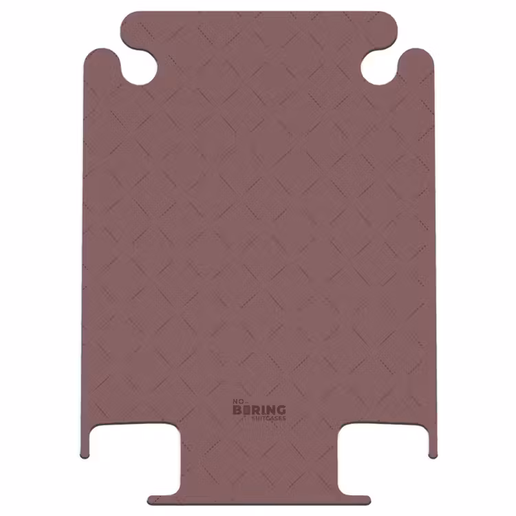 CaseSwap™ - Minimal - Subtle Pattern Chestnut Brown — 1