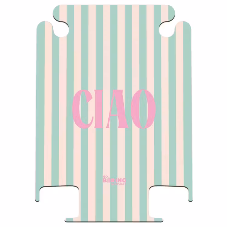 CaseSwap™ - Quotes - Ciao mint green and salmon color — 1