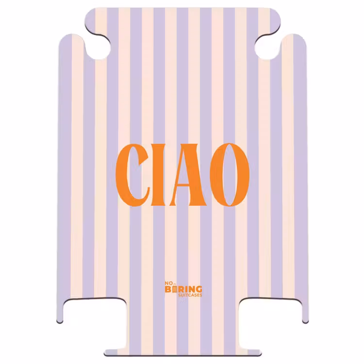 CaseSwap™ - Quotes - Ciao pastel lilac and salmon color — 1