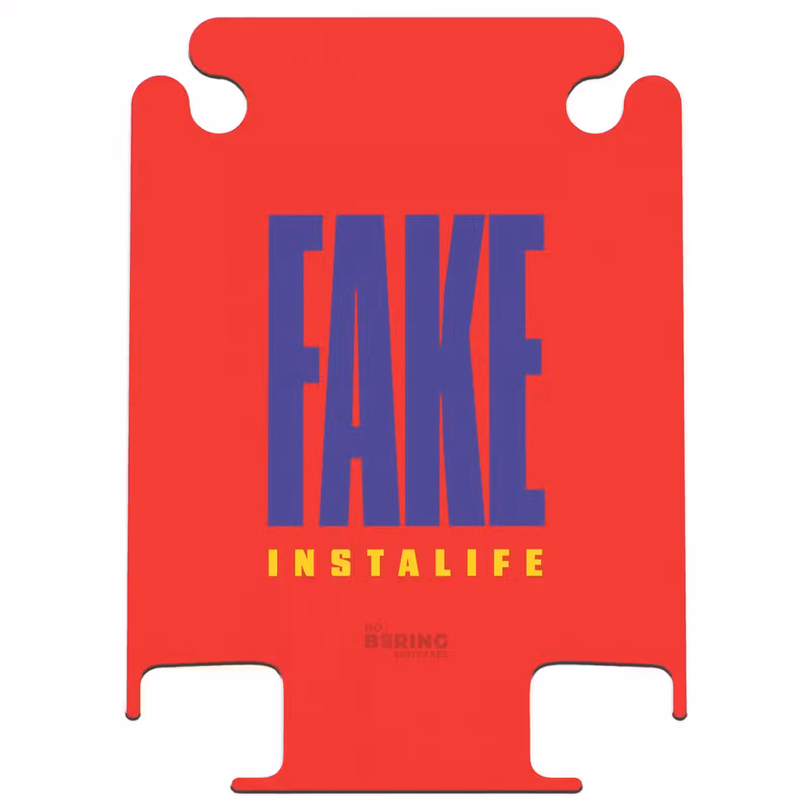 CaseSwap™ - Quotes - Fake instalife bright red — 1