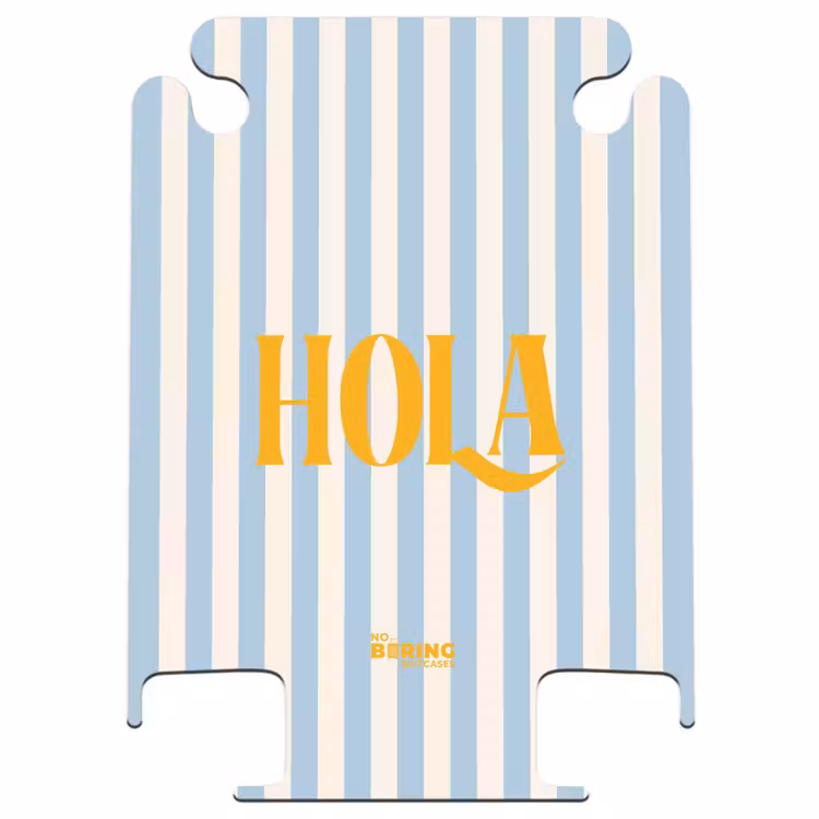CaseSwap™ - Quotes - Hola baby blue and cream white — 1