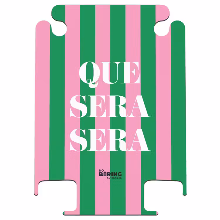 CaseSwap™ - Quotes - Que sera sera emerald green and fuchsia pink — 1
