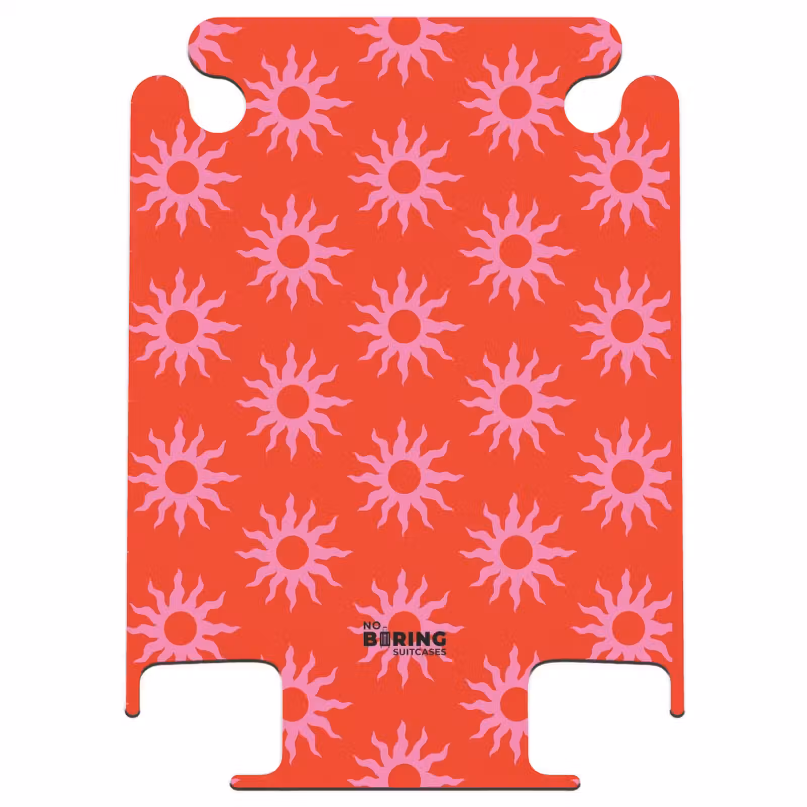 CaseSwap™ - Patterns - Sunburst pattern on bright red background — 1