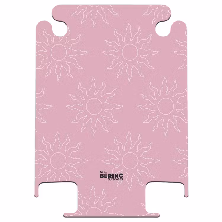 CaseSwap™ - Patterns - Sunburst pattern on Apricot pink background — 1