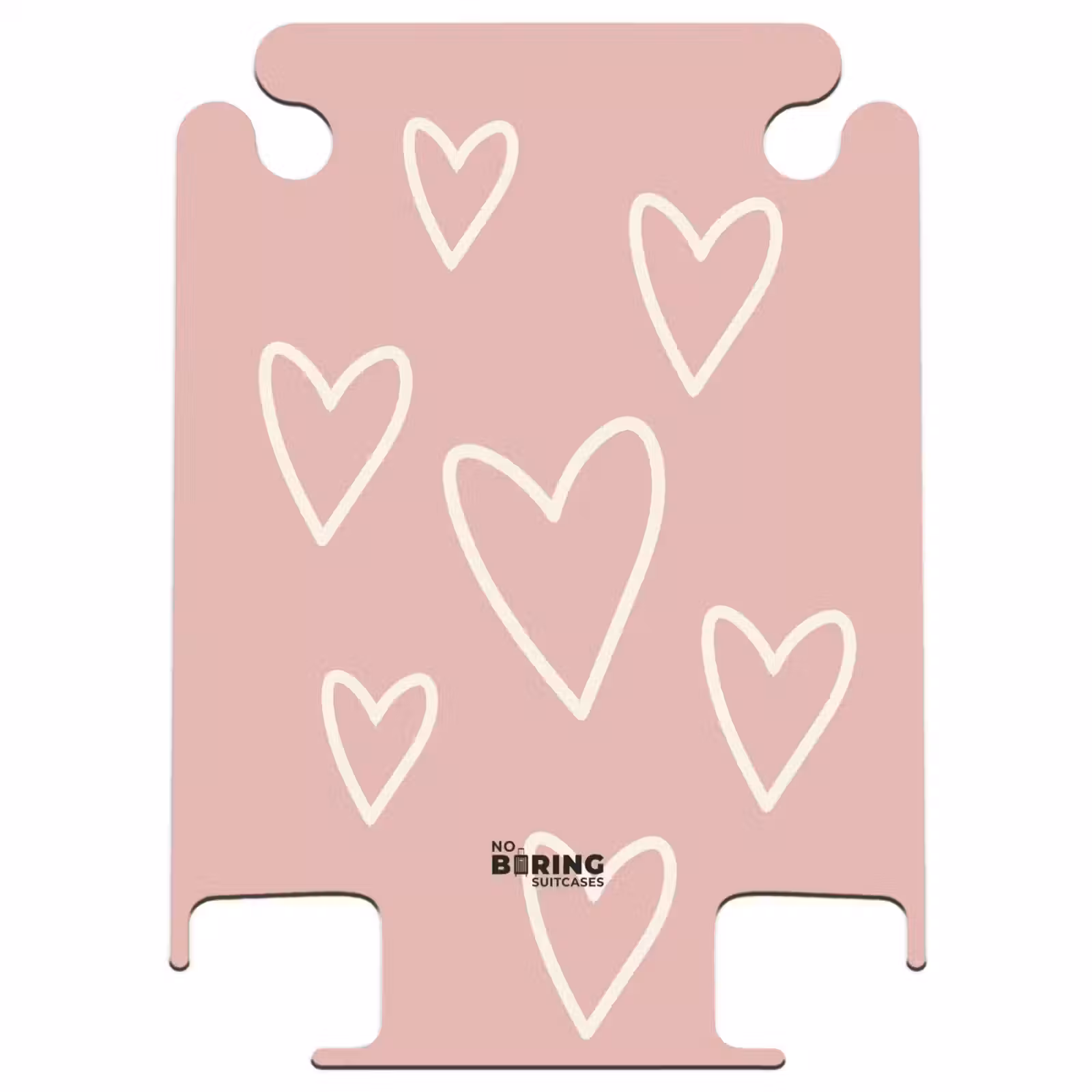 CaseSwap™ - Patterns - Floating hearts on old pink — 1