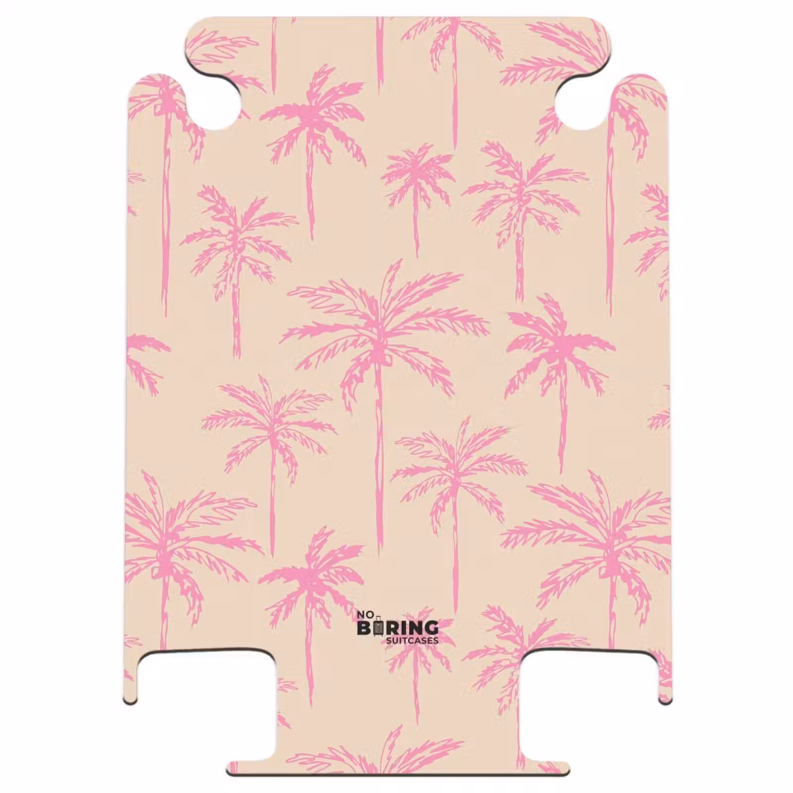 CaseSwap™ - Patterns - Pink palm tree pattern on beige background — 1