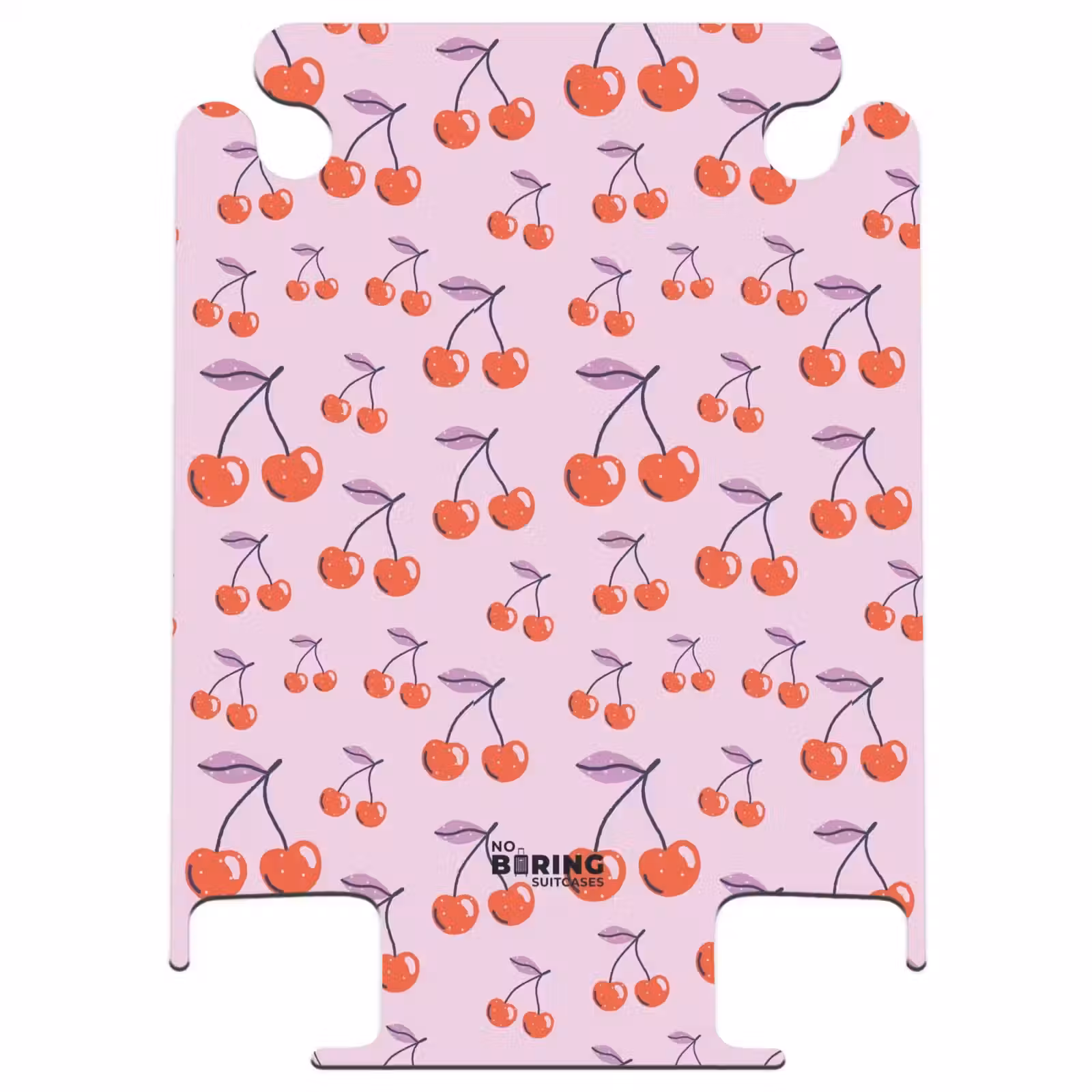 CaseSwap™ - Patterns - Red cherry pattern on light pink background — 1