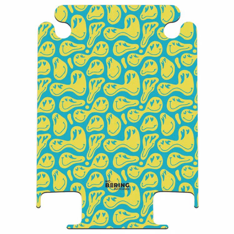 CaseSwap™ - Patterns - Pattern of distorted emojis on blue background — 1