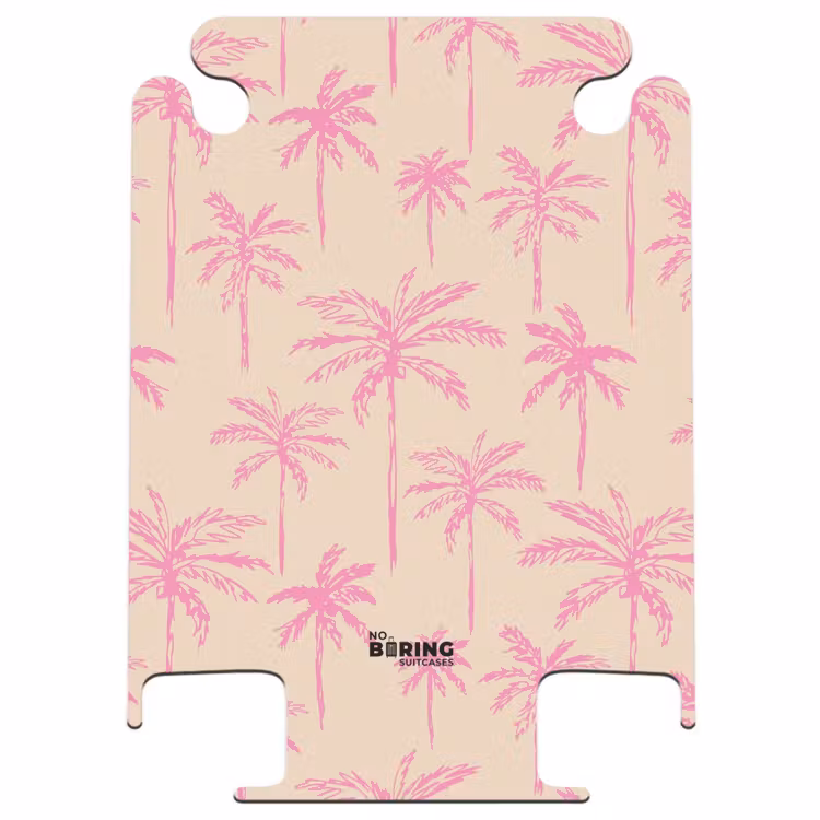 CaseSwap™ - Patterns - Pink palm tree pattern on beige background — 1