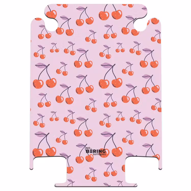 CaseSwap™ - Patterns - Red cherry pattern on light pink background — 1
