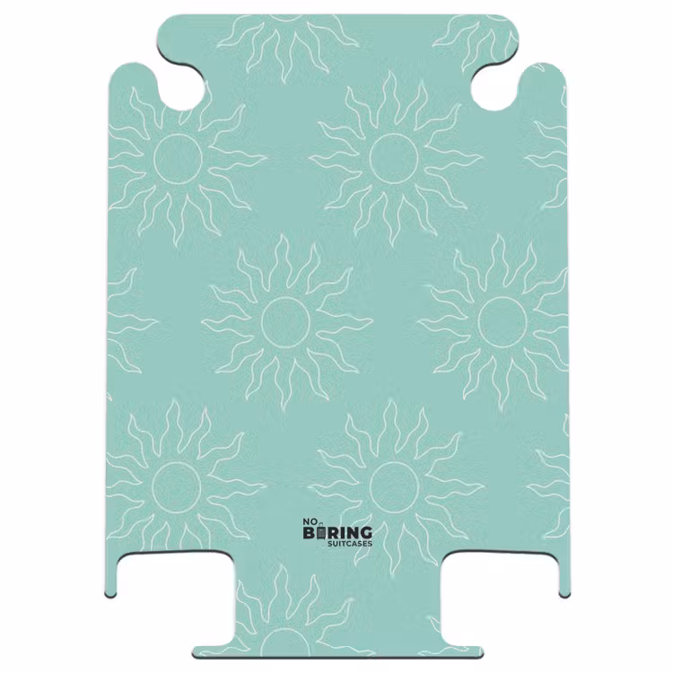 CaseSwap - Patterns - Sunburst pattern on mint green background — 1