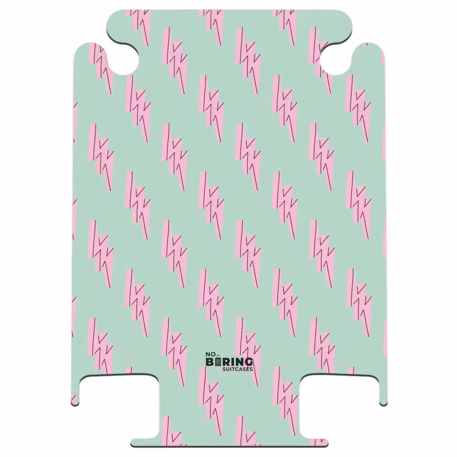 CaseSwap™ - Patterns - Pink lightning on mint green — 1