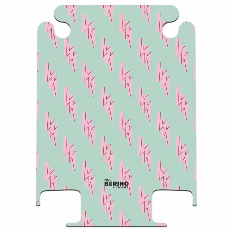 CaseSwap™ - Patterns - Pink lightning on mint green — 1