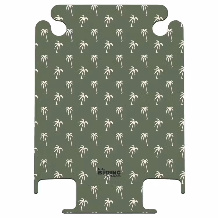 CaseSwap™ - Patterns - Small palm trees on dark olive green — 1