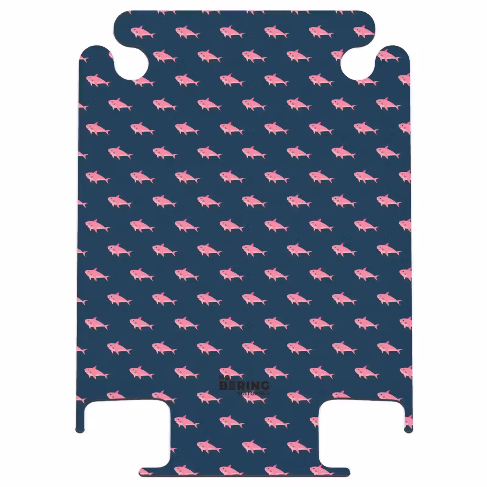 CaseSwap™ - Patterns - Pink sharks on dark blue background — 1