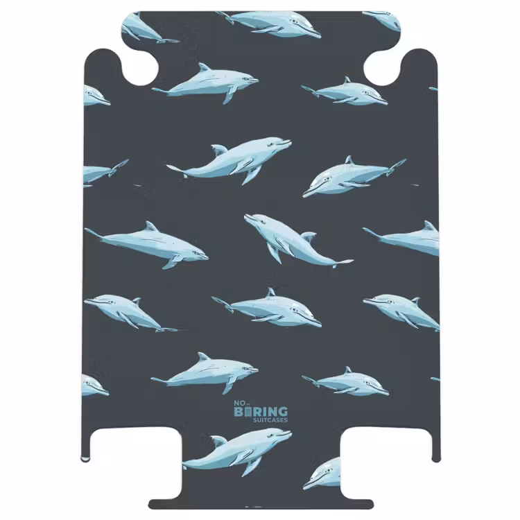 CaseSwap™ - Patterns - Dolphins on dark blue background — 1
