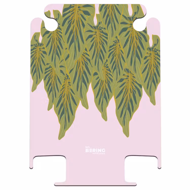 CaseSwap™ - Summer memories - Tropical leaves on pink background — 1