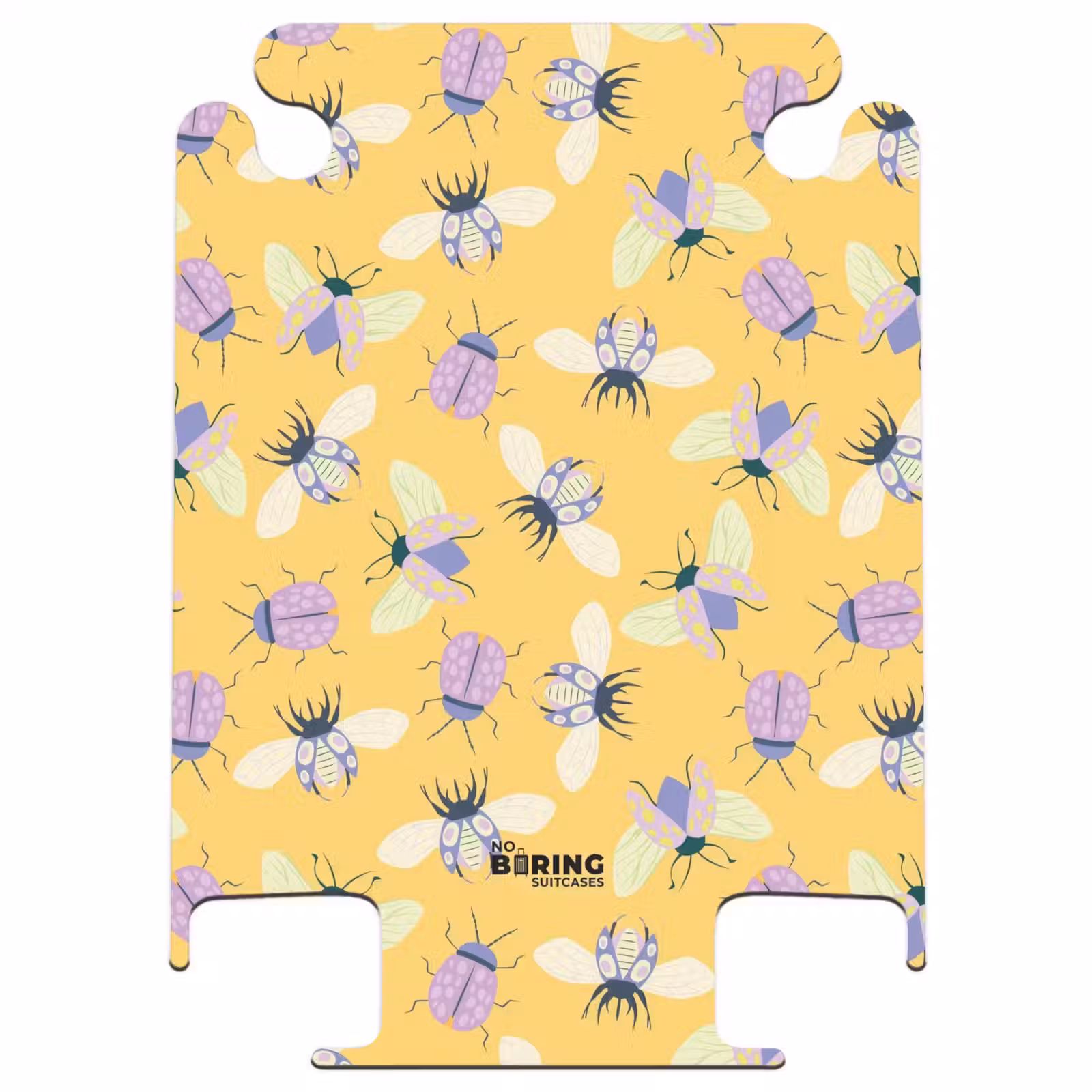 CaseSwap™ - Summer memories - Cheerful insect pattern on yellow — 1