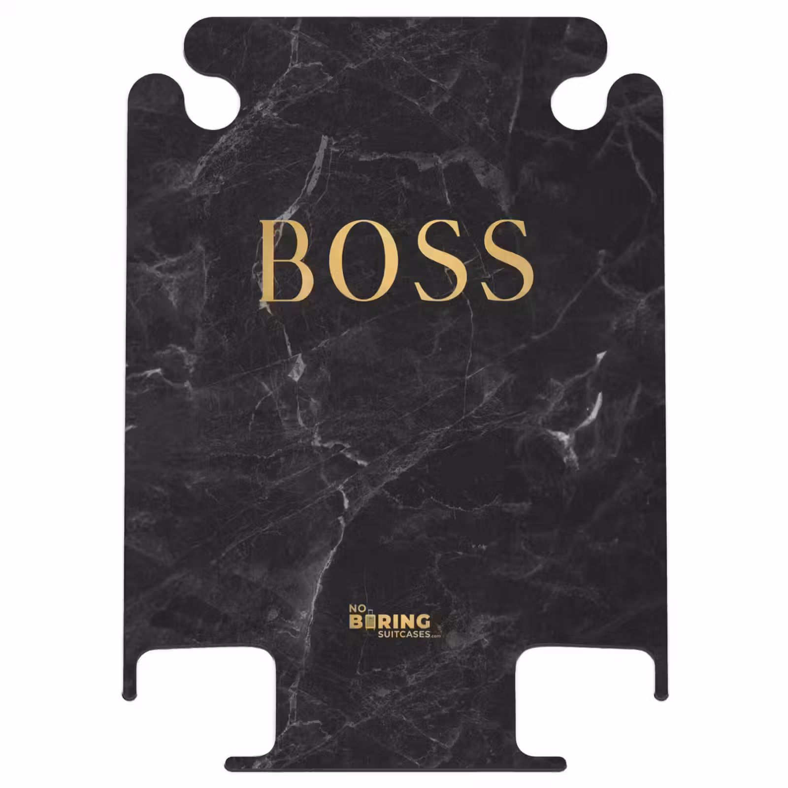 CaseSwap™ - Quotes - Boss - Marble look - Gold - Black — 1