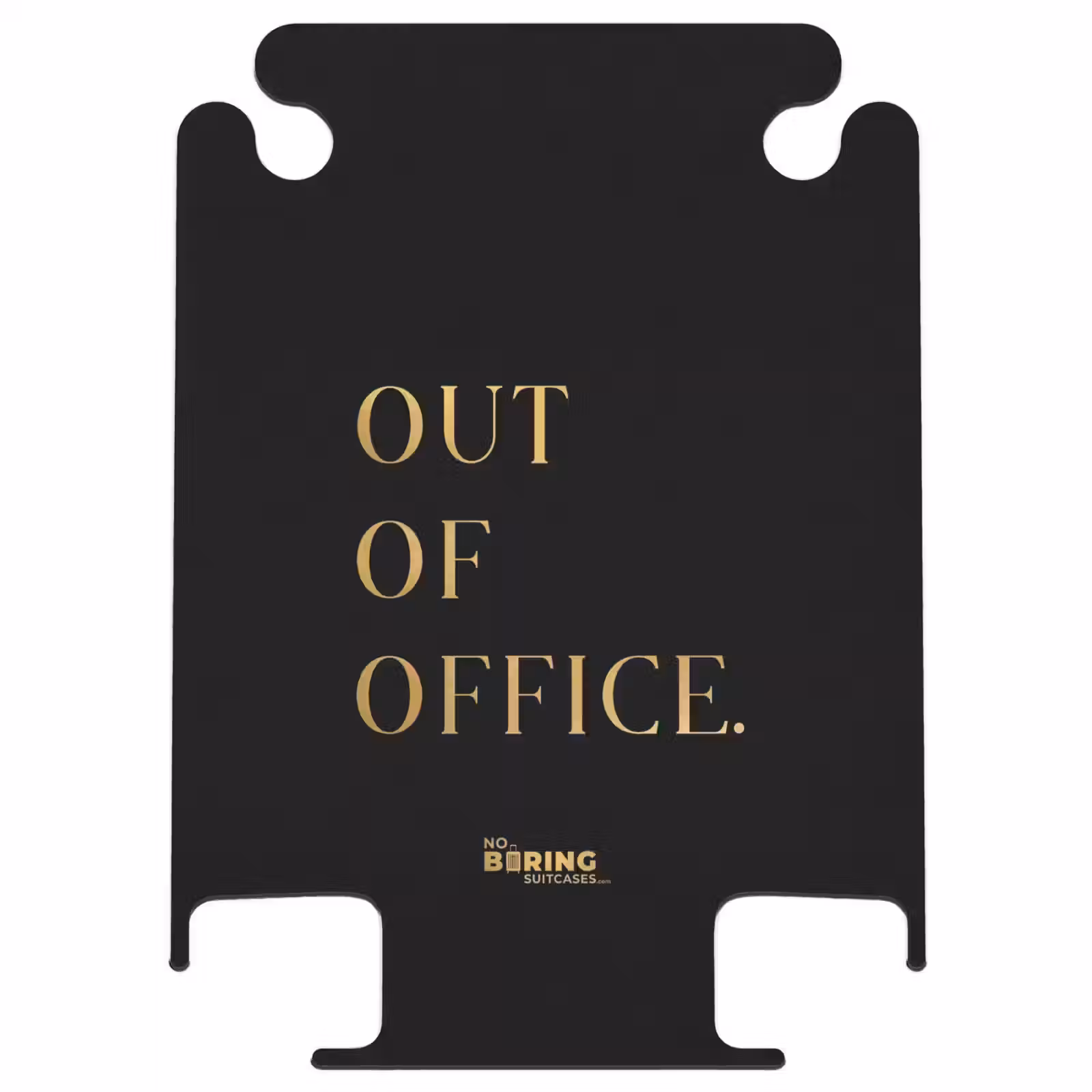 CaseSwap™ - Quotes - Out of office - Gold - Holiday - Black — 1