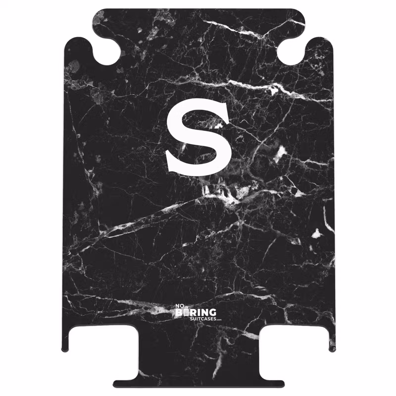 CaseSwap™ - Marble look - Black - Letter S — 1