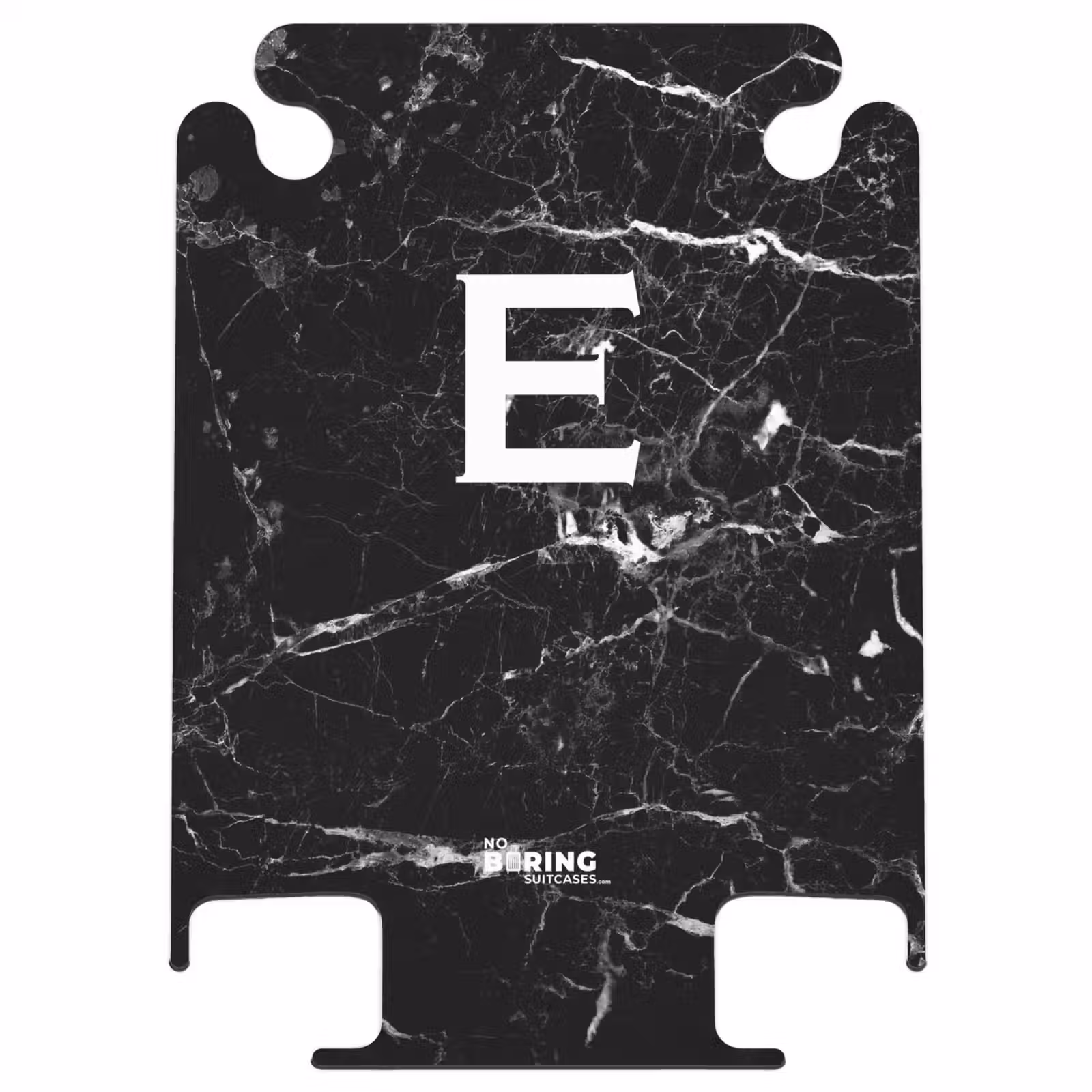 CaseSwap™ - Marble look - Letter E - Black — 1