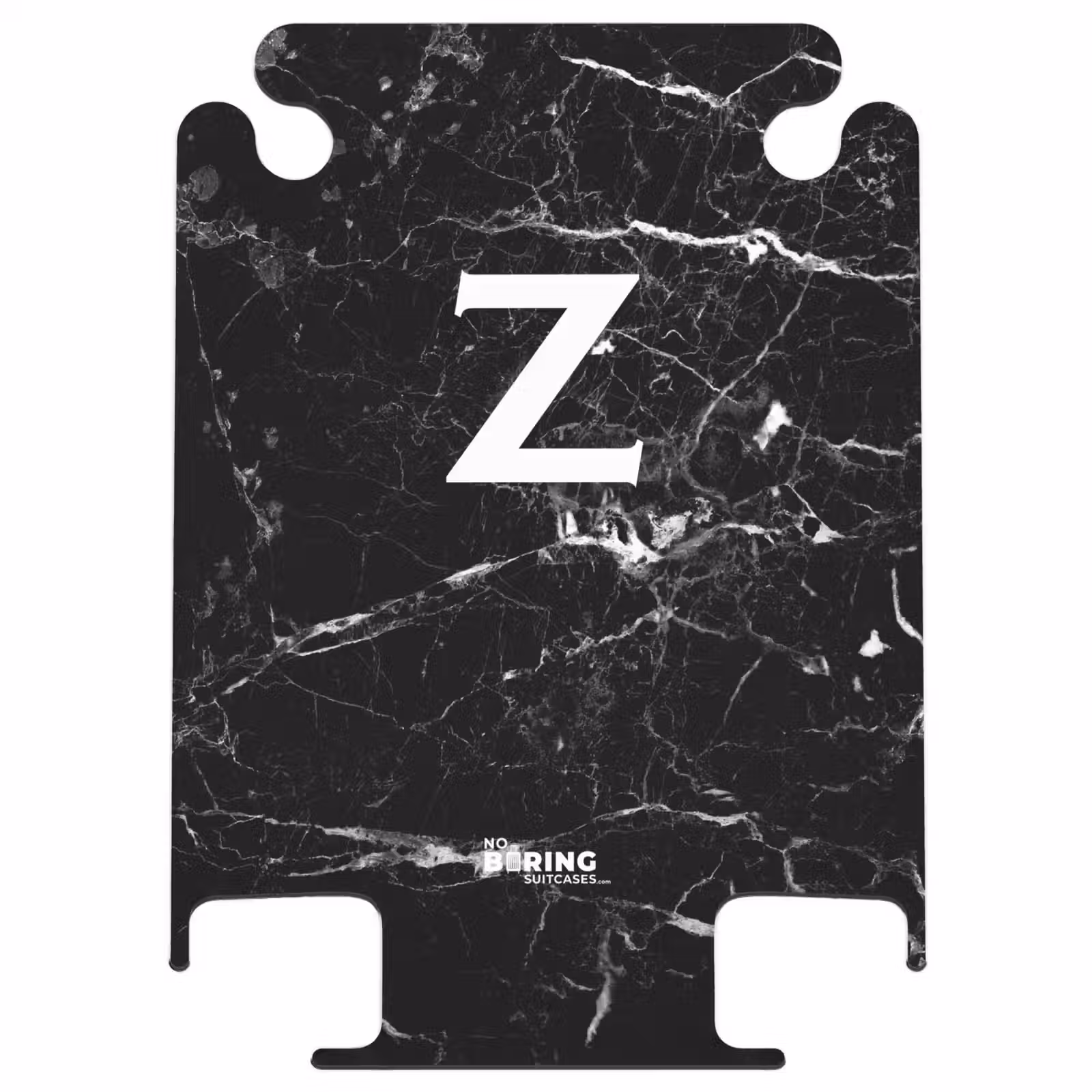 CaseSwap™ - Marble look - Letter Z - Black — 1