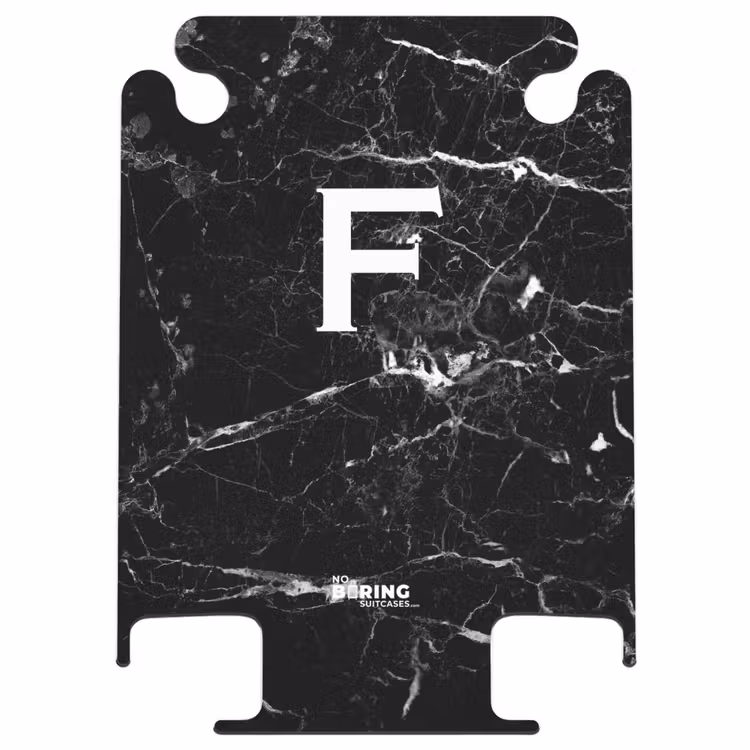 CaseSwap™ - Marble - Black - Letter F — 1