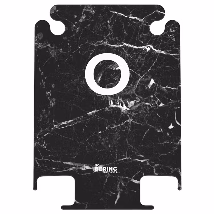 CaseSwap™ - Marble - Letter O - Black - Luxury — 1