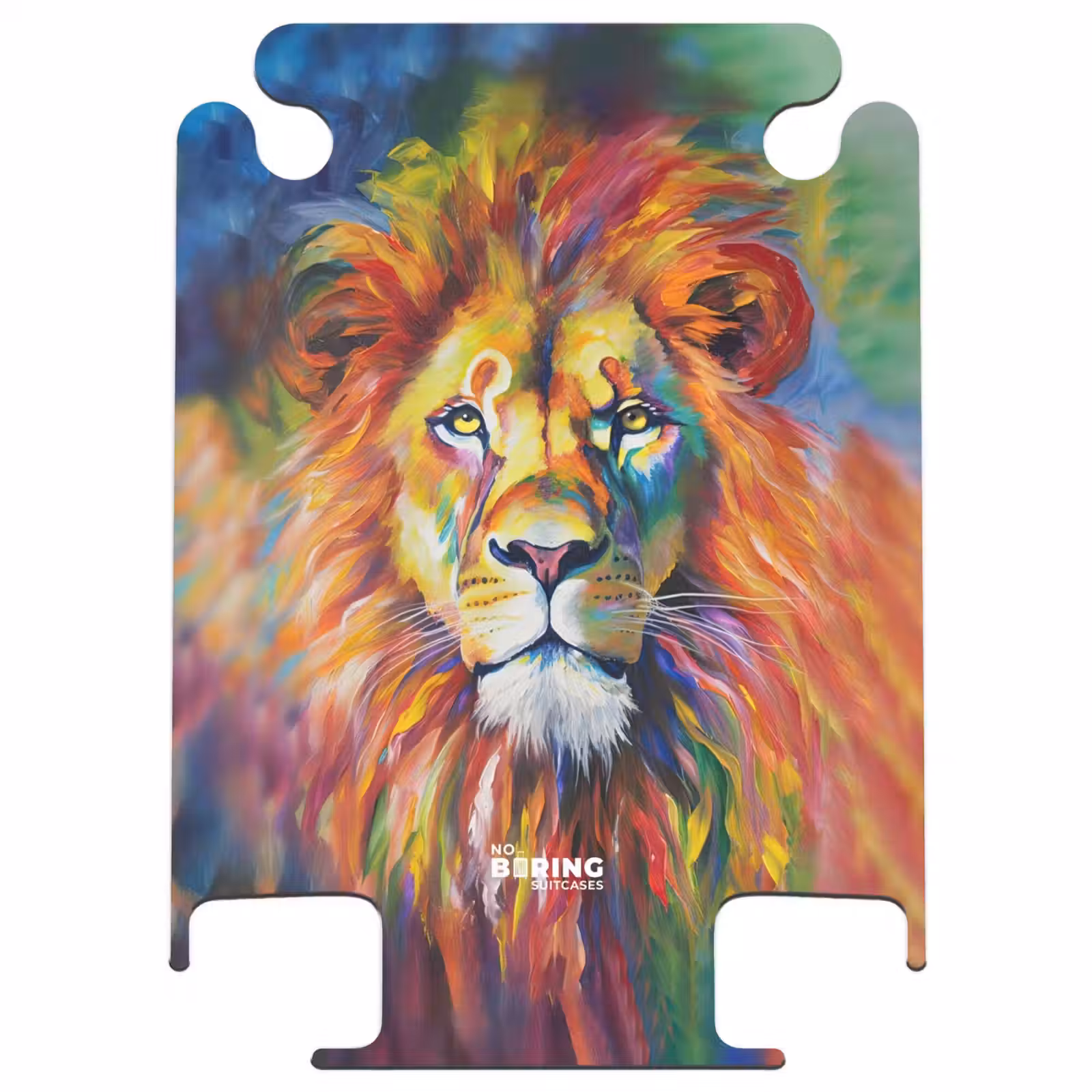 CaseSwap™ - Portrait of a lion in colorful oil paint — 1