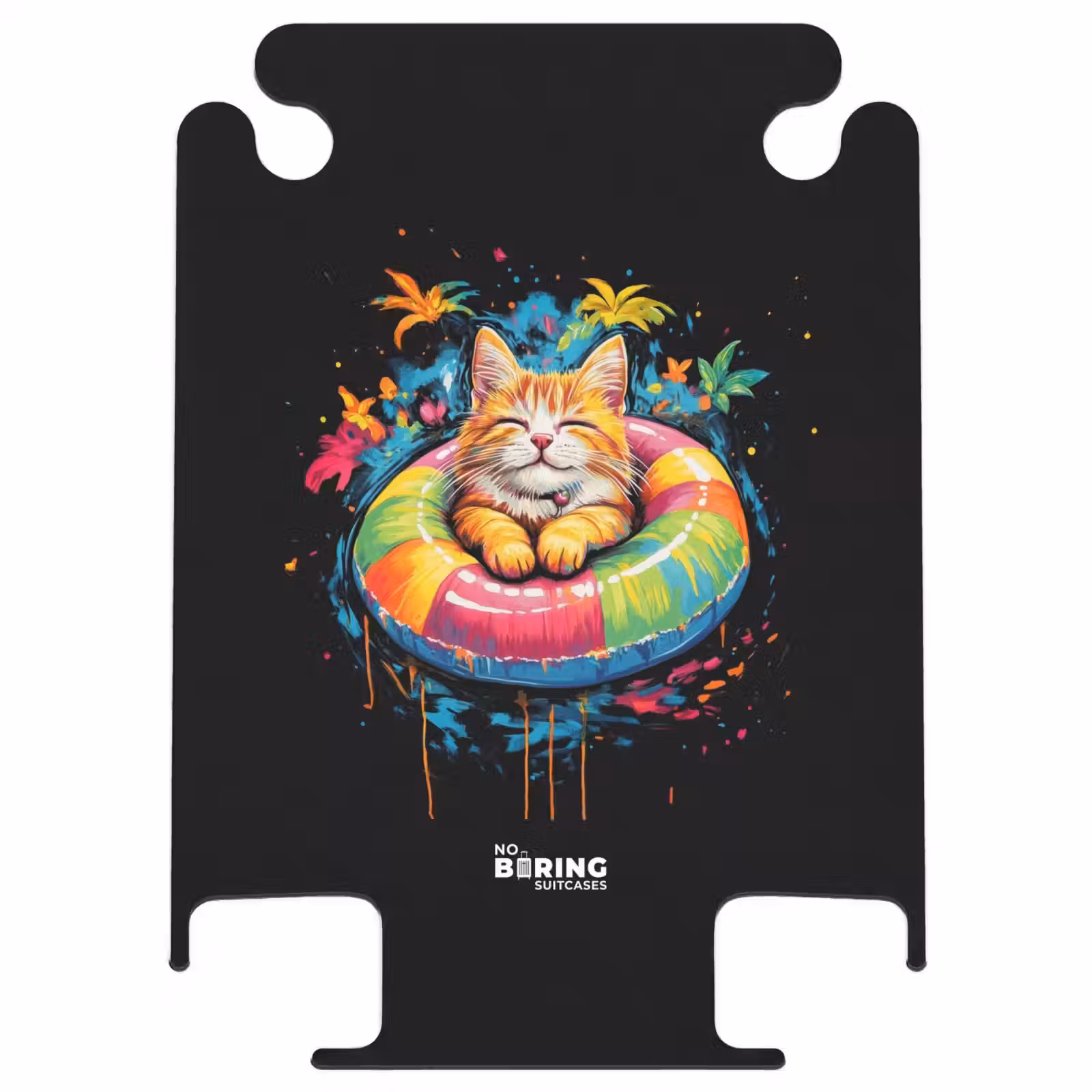 CaseSwap™ - Summer cat with colorful swimming band — 1