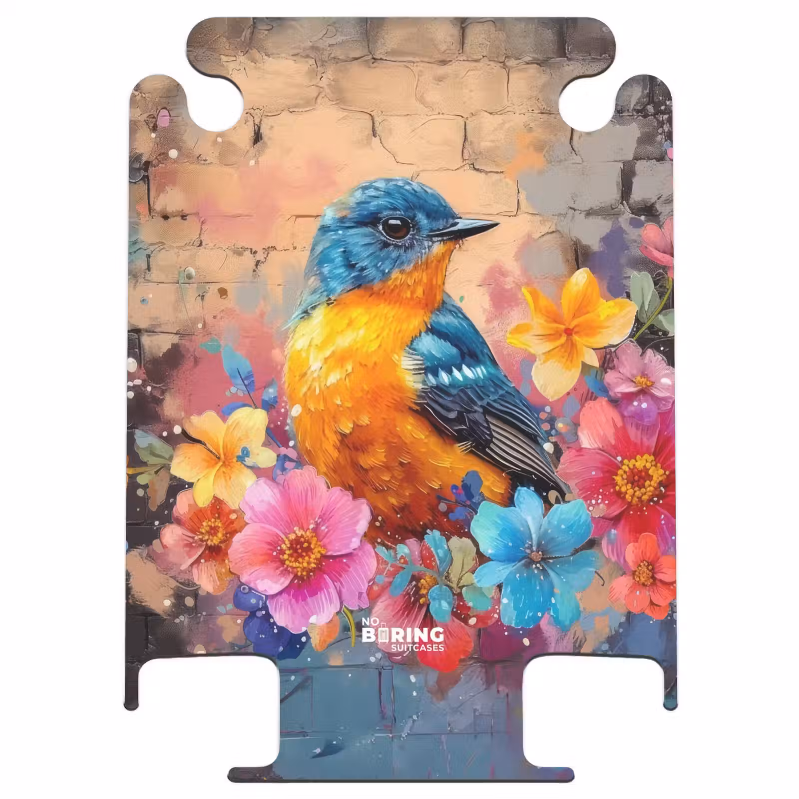 CaseSwap™ - Bird with flowers in graffiti style — 1