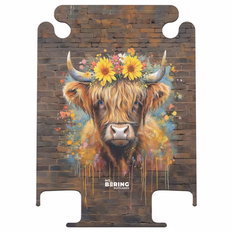 CaseSwap™ - Graffiti Scottish highlander with flowers — 1
