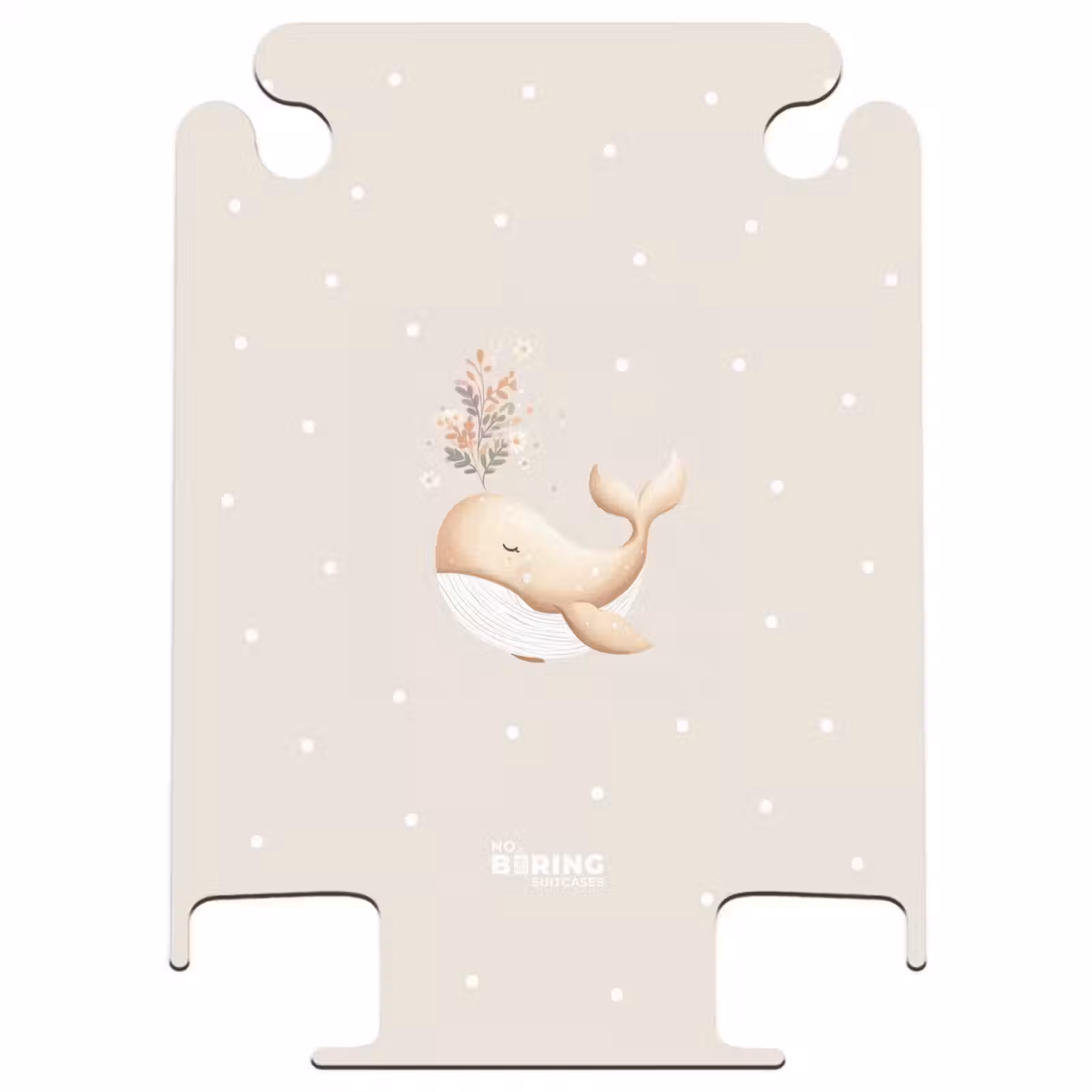 CaseSwap™ - Beige whale in sea of flowers — 1