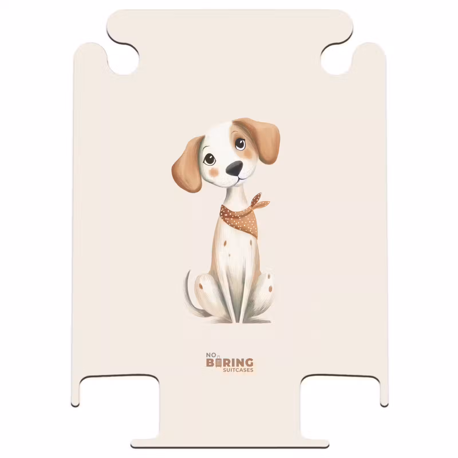CaseSwap™ - Brown spotted puppy on a beige background — 1