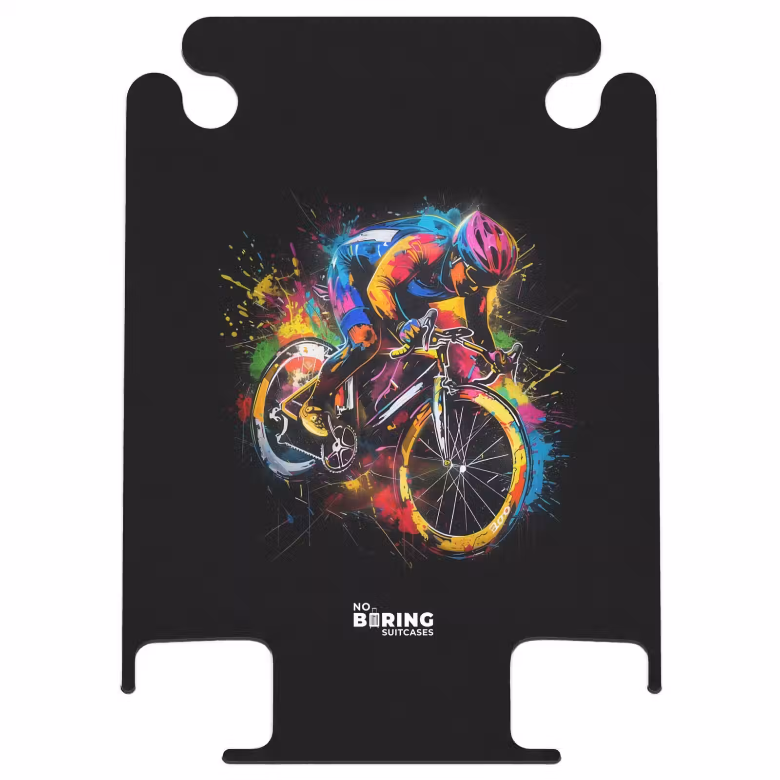 CaseSwap™ - Colorful cyclist with paint — 1