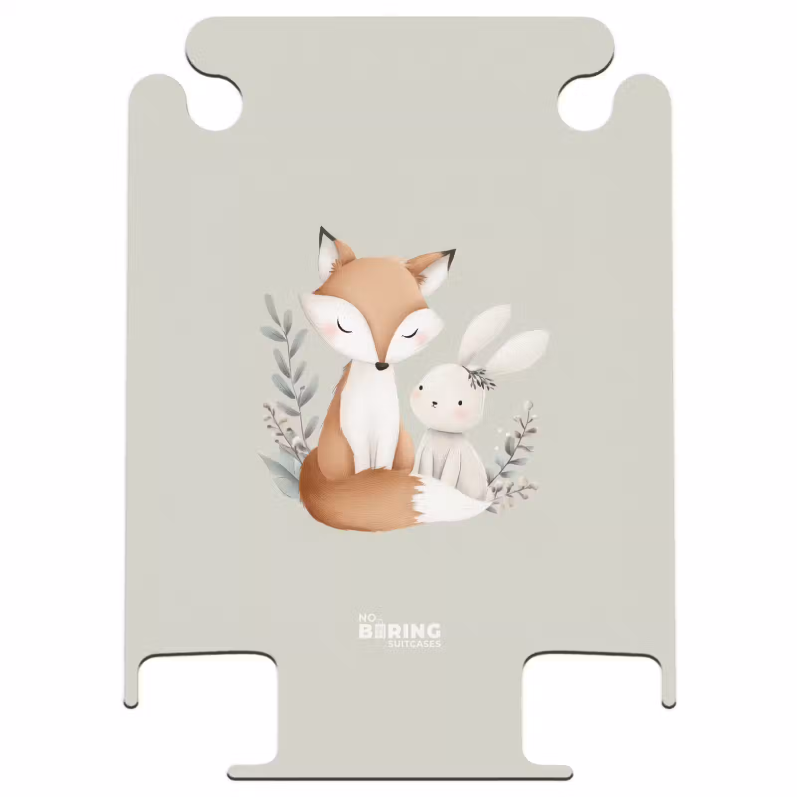 CaseSwap™ - Fox and rabbit surrounded by green leaves — 1
