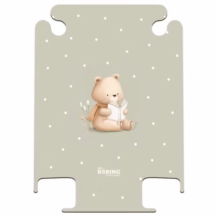 CaseSwap™ - A brown bear reading a book - Green — 1