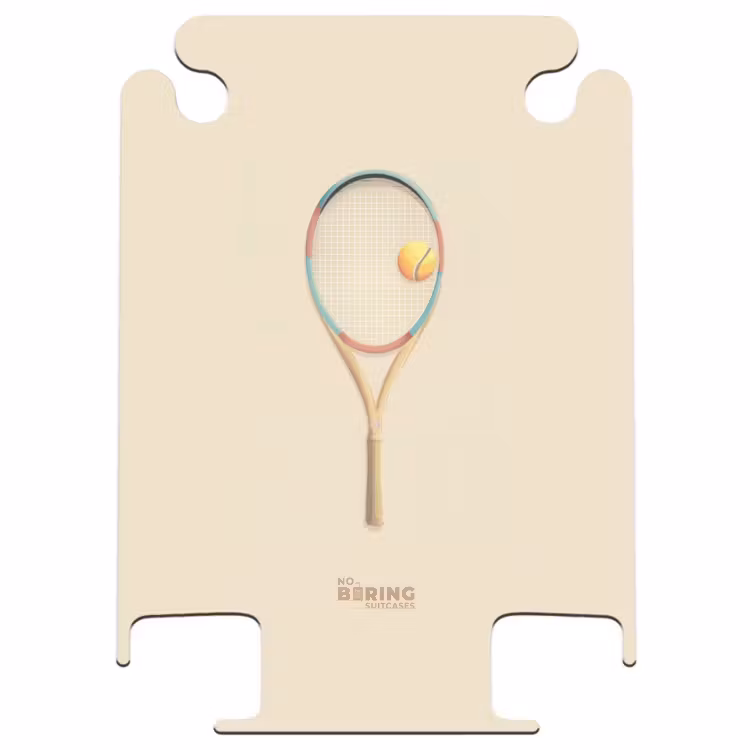 CaseSwap™ - A tennis racket in beige shades — 1