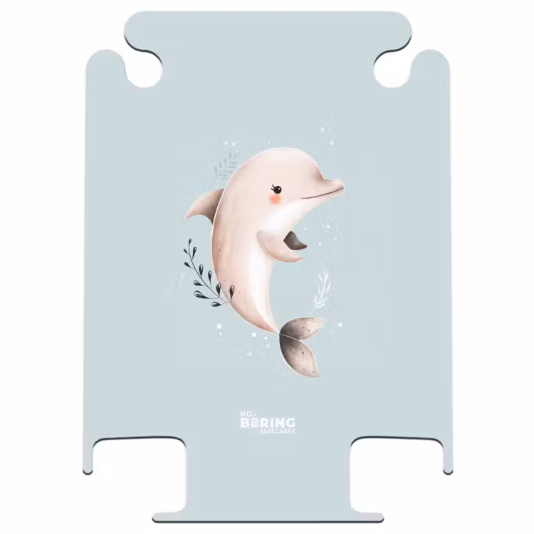 CaseSwap™ - Beige dolphin in blue water — 1