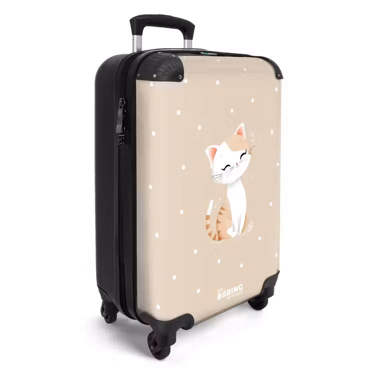 CaseSwap™ - Cat surrounded by beige dots — 2