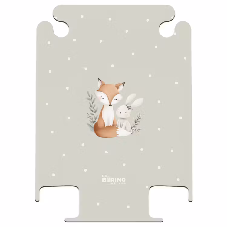 CaseSwap™ - Fox and rabbit surrounded by green leaves and dots — 1